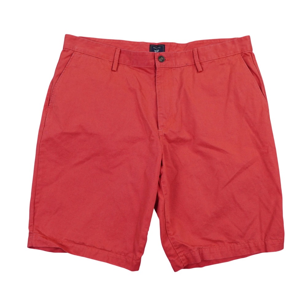 Gap Lived in Shorts Men 40 Nantucket Camp Red Chino Khaki Casual Outdoor‎ Summer